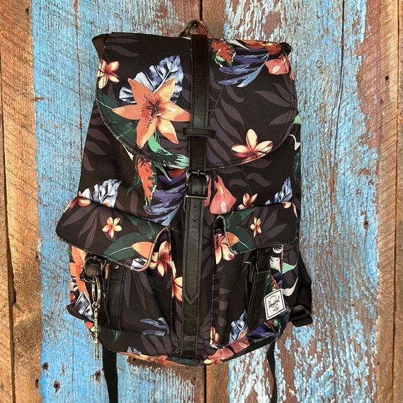 Herschel Little America Floral Backpack - Picture 1 of 11